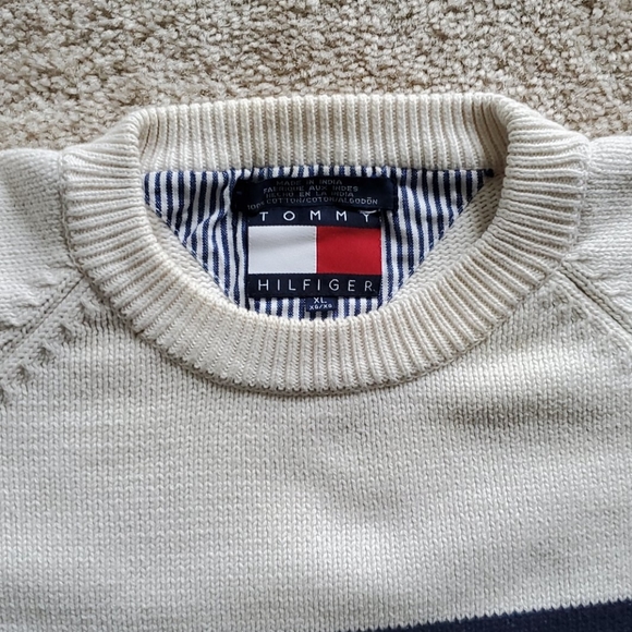 Vintage Tommy Hilfiger Stripe Sweater EUC - Picture 4 of 4